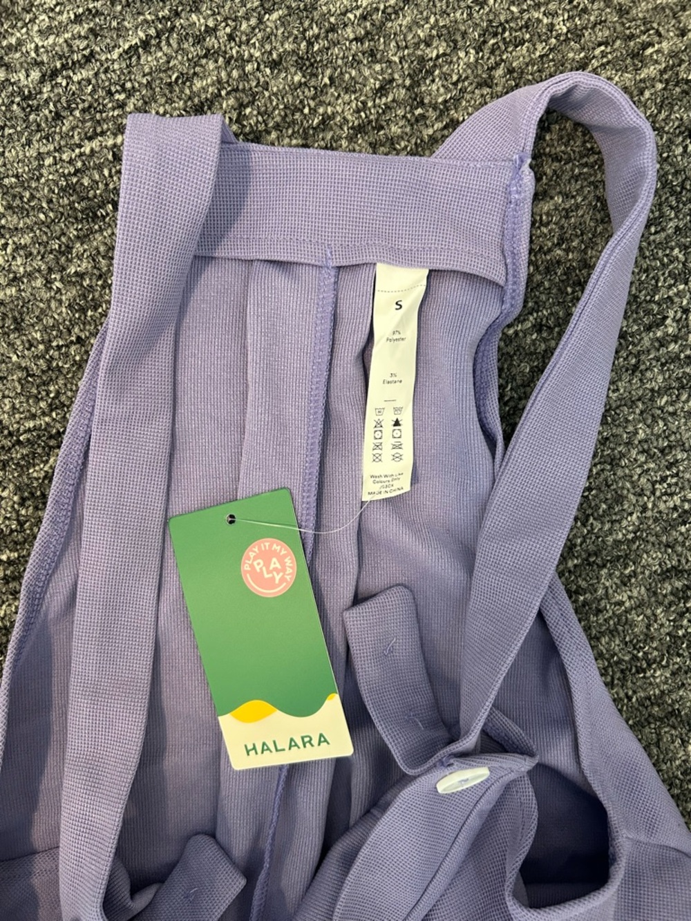 HALARA Lavender Purple Wide-Leg Jumpsuit - Picture 2 of 2